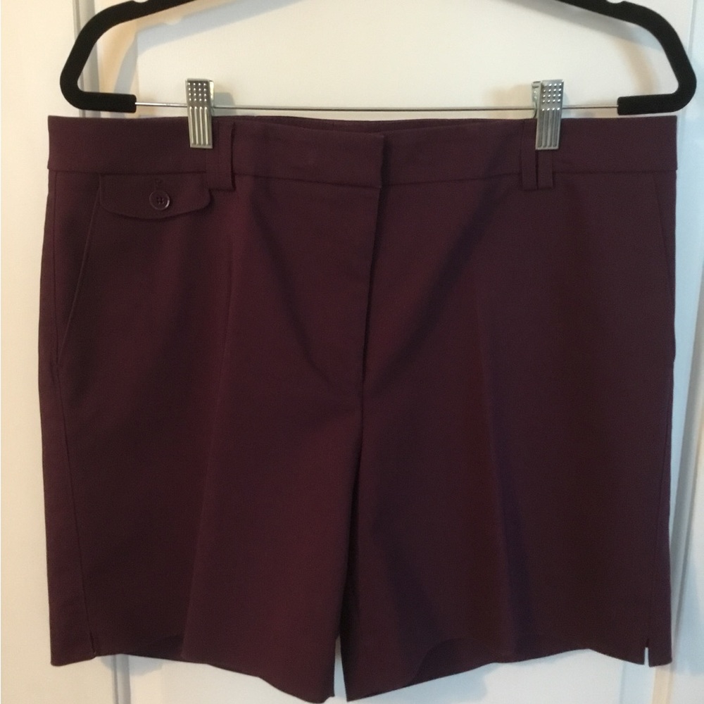 WHBM Wine Colored Shorts